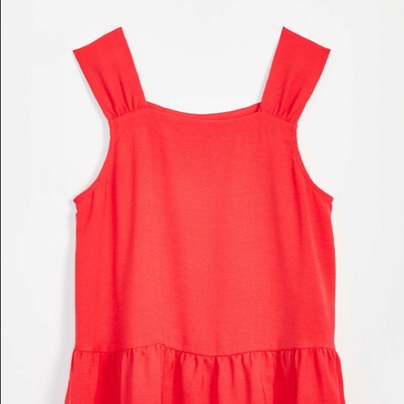 Square Neck Peplum Shell - Picture 2 of 3